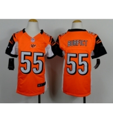 Nike Youth Cincinnati Bengals #55 Vontaze Burfict Orange Jerseys