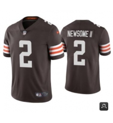 Men Cleveland Browns #2 Greg Newsome II Brown 2021 Vapor Untouchable Limited Stitched NFL Jersey