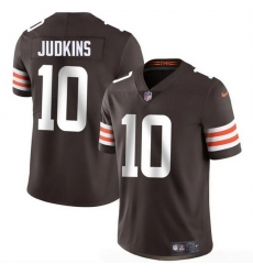 Youth Cleveland Browns 10 Quinshon Judkins Brown 2025 Draft Vapor Untouchable Limited Stitched Football Jersey Youth Cleveland Browns 10 Quinshon Judkins Brown 2025 Draft Vapor Untouchable Limited Stitched Football Jersey