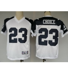 Dallas Cowboys jerseys 23 Tashard Choice White Thanksgiving jersey throwback