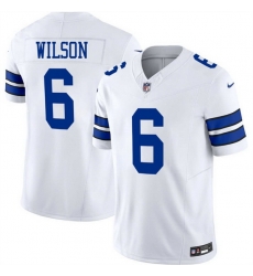 Men Dallas Cowboys 6 Donovan Wilson White 2025 F U S E Vapor Untouchable Limited Stitched Football Jersey