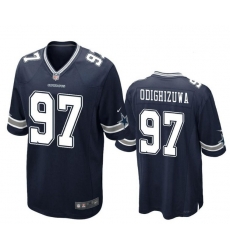 Men Dallas Cowboys Osa Odighizuwa #97 Blue Stitched NFL Jersey