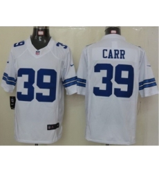 Nike Dallas Cowboys 39 Brandon Carr White LIMITED NFL Jersey