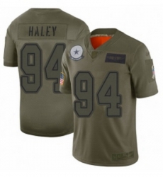 Womens Dallas Cowboys 94 Charles Haley Limited Camo 2019 Salute to Service Football Jersey