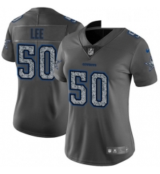 Womens Nike Dallas Cowboys 50 Sean Lee Gray Static Vapor Untouchable Limited NFL Jersey