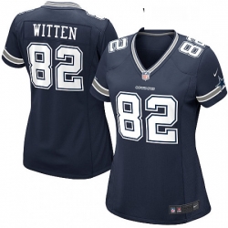 Womens Nike Dallas Cowboys 82 Jason Witten Game Navy Blue Team Color NFL Jersey