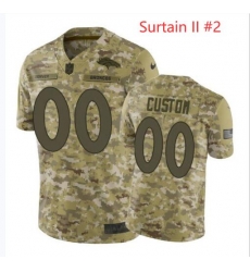 Men Nike Denver Broncos Patrick Surtain #2 2018 Salute To Service Jersey