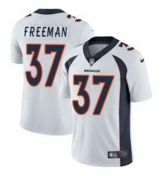 Nike Broncos 37 Royce Freeman White Vapor Untouchable Limited Jersey