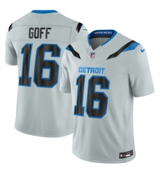 Men Detroit Lions 16 Jared Goff Silver 2026 F U S E Rivalries Collection Limited Stitched Football Jersey Men Detroit Lions 16 Jared Goff Silver 2026 F U S E Rivalries Collection Limited Stitched Football Jersey