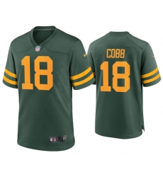 Men Green Bay Packers 18 Randall Cobb Alternate Limited Green Jersey