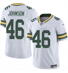 Men Green Bay Packers 46 Amar Johnson White 2025 Vapor Untouchable Limited Stitched Football Jersey Men Green Bay Packers 46 Amar Johnson White 2025 Vapor Untouchable Limited Stitched Football Jersey