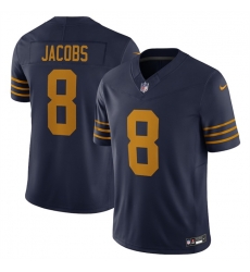 Men Green Bay Packers 8 Josh Jacobs Navy The 1923 Classic Vapor F U S E Limited Stitched Football Jersey Men Green Bay Packers 8 Josh Jacobs Navy The 1923 Classic Vapor F U S E Limited Stitched Football Jersey