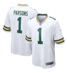 Women Green Bay Packers Micah Parsons #1 White Nike F U S E Stitched NFL Jersey Women Green Bay Packers Micah Parsons #1 White Nike F U S E Stitched NFL Jersey