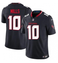 Men Houston Texans 10 Davis Mills Navy 2nd Alternate 2026 F U S E Vapor Limited Stitched Football Jersey Men Houston Texans 10 Davis Mills Navy 2nd Alternate 2026 F U S E Vapor Limited Stitched Football Jersey