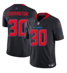 Men Houston Texans  30 Brandon Codrington Navy 2nd Alternate 2026 F U S E  Vapor Limited Stitched Football Jersey
