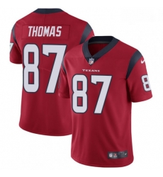 Men Nike Houston Texans 87 Demaryius Thomas Red Alternate Vapor Untouchable Limited Player NFL Jersey