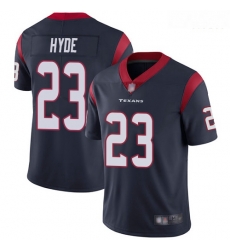 Texans 23 Carlos Hyde Navy Blue Team Color Men Stitched Football Vapor Untouchable Limited Jersey