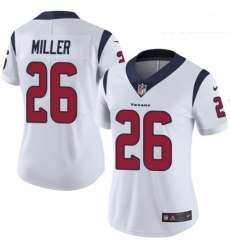 Womens Nike Houston Texans 26 Lamar Miller Limited White Vapor Untouchable NFL Jersey