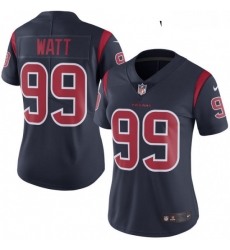 Womens Nike Houston Texans 99 JJ Watt Elite Navy Blue Rush Vapor Untouchable NFL Jersey