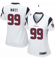 Womens Nike Houston Texans 99 JJ Watt Game White NFL Jersey