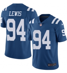 Nike Colts #94 Tyquan Lewis Royal Blue Mens Stitched NFL Limited Rush Jersey