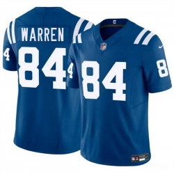Youth Indianapolis Colts 84 Tyler Warren Blue 2025 Draft F U S E Vapor Untouchable Limited Stitched Football Jersey