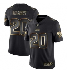 Nike Jaguars 20 Jalen Ramsey Black Gold Vapor Untouchable Limited Jersey