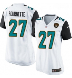 Womens Nike Jacksonville Jaguars 27 Leonard Fournette Game White NFL Jersey