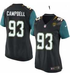 Womens Nike Jacksonville Jaguars 93 Calais Campbell Game Black Alternate NFL Jersey