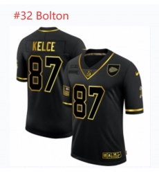 Men Chiefs 32 Bolton Black Gold Stitched NFL Jersey Men Chiefs 32 Bolton Black Gold Stitched NFL Jersey