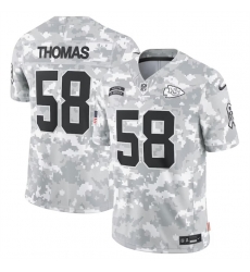 Men Kansas City Chiefs 58 Derrick Thomas 2024 Arctic Camo Salute To Service Limited Stitched Football Jersey