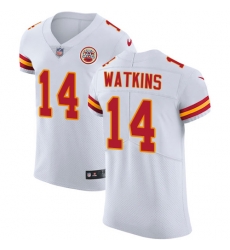 Nike Chiefs #14 Sammy Watkins White Mens Stitched NFL Vapor Untouchable Elite Jersey