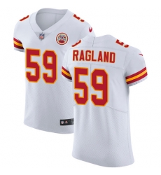 Nike Chiefs #59 Reggie Ragland White Mens Stitched NFL Vapor Untouchable Elite Jersey