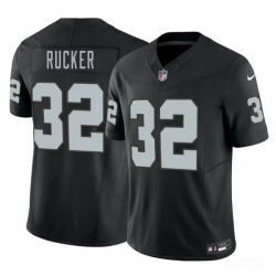 Men Las Vegas Raiders  32 Corey Rucker Black 2026 Draft F U S E  Vapor Untouchable Limited Stitched Football Jersey