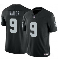 Men Las Vegas Raiders 9 Jalen Nailor Black 2026 F U S E Vapor Untouchable Limited Stitched Football Jersey Men Las Vegas Raiders 9 Jalen Nailor Black 2026 F U S E Vapor Untouchable Limited Stitched Football Jersey