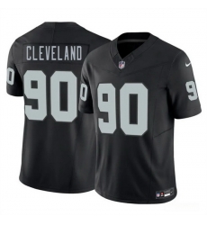 Men Las Vegas Raiders 90 Brandon Cleveland Black 2026 Draft F U S E Vapor Untouchable Limited Stitched Football Jersey Men Las Vegas Raiders 90 Brandon Cleveland Black 2026 Draft F U S E Vapor Untouchable Limited Stitched Football Jersey