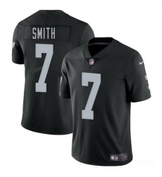 Youth Las Vegas Raiders 7 Geno Smith Black 2025 Vapor Stitched Football Jersey
