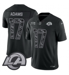 Men Los Angeles Rams 17 Davante Adams Black F U S E 2026 Salute to Service Limited Stitched Football Jersey Men Los Angeles Rams 17 Davante Adams Black F U S E 2026 Salute to Service Limited Stitched Football Jersey