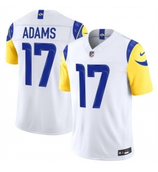 Men Los Angeles Rams 17 Davante Adams White 2026 F U S E Vapor Limited Stitched Football Jersey Men Los Angeles Rams 17 Davante Adams White 2026 F U S E Vapor Limited Stitched Football Jersey