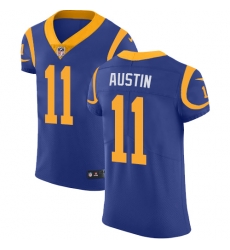 Nike Rams #11 Tavon Austin Royal Blue Alternate Mens Stitched NFL Vapor Untouchable Elite Jersey