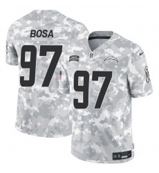 Men Los Angeles Chargers 97 Joey Bosa 2024 F U S E Arctic Camo Salute To Service Limited Stitched Football Jersey