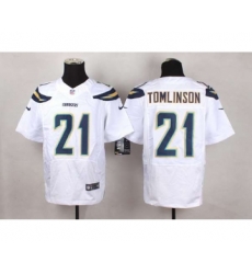 nike nfl jerseys san diego chargers 21 tomlinson white[Elite]