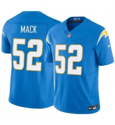 Youth Los Angeles Chargers 52 Khalil Mack Light Blue Vapor Limited Stitched Football Jersey