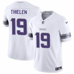 Men Minnesota Vikings 19 Adam Thielen White 2025 F U S E  Winter Warrior Limited Stitched Jersey