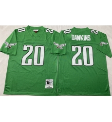Men Philadelphia Eagles 20 Brian Dawkins Kelly Green Throwback Stitched Football Jersey Men Philadelphia Eagles 20 Brian Dawkins Kelly Green Throwback Stitched Football Jersey