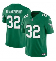 Men Philadelphia Eagles 32 Reed Blankenship Kelly Green 2025 F U S E Vapor Untouchable Limited Throwback Stitched Football Jersey Men Philadelphia Eagles 32 Reed Blankenship Kelly Green 2025 F U S E Vapor Untouchable Limited Throwback Stitched Football Jersey