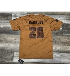 Men Philadelphia Eagles Saquon Barkley #26 Salute to Service Jersey