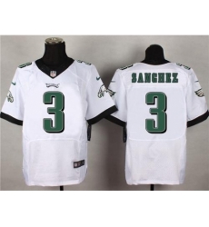 Nike Philadelphia Eagles 3 Mark Sanchez White Elite NFL Jersey