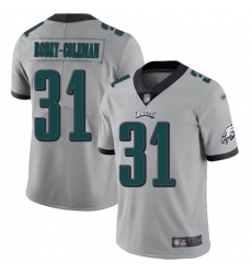 Nike Philadelphia Eagles 31 Nickell Robey Coleman Silver Men Stitched NFL Limited Inverted Legend Jersey