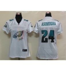 Nike Womens Philadelphia Eagles #24 Asomugha White Jerseys